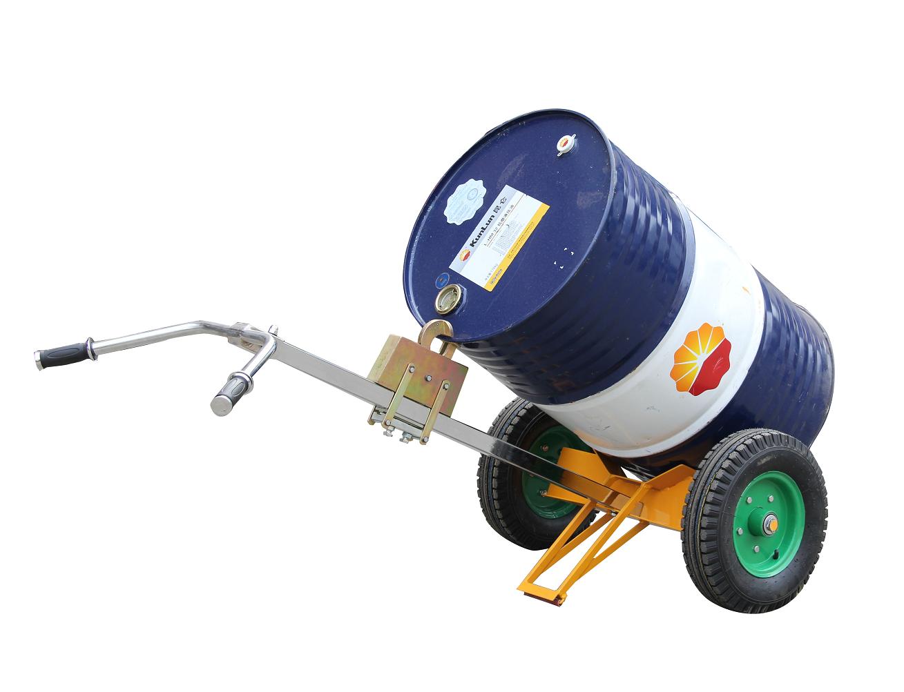 DE450手动机械式油桶搬运车（充气轮）